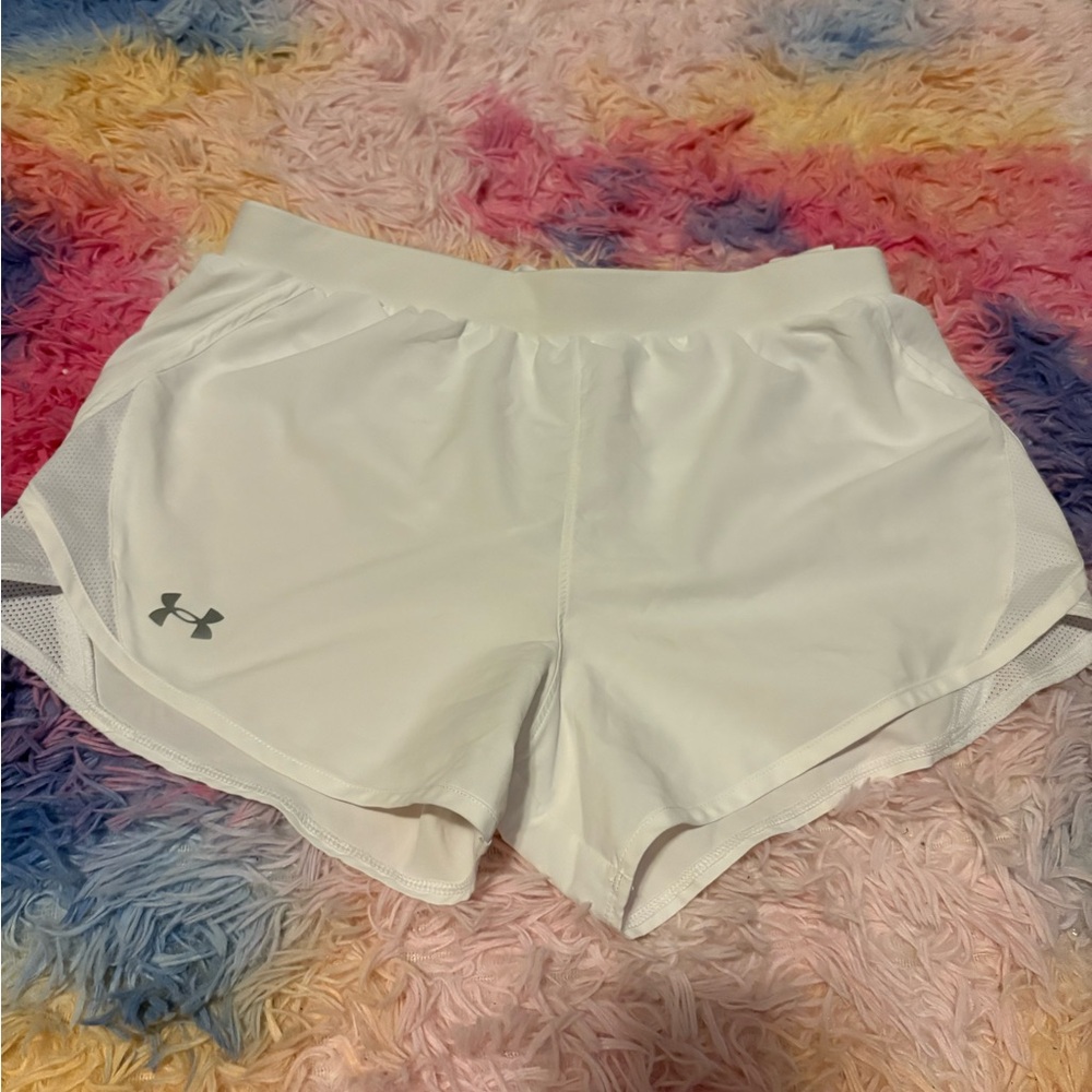 Under Armour Women's White Athletic Shorts